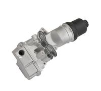 MITZONE Upgrade Aluminium Oil Cooler Filter Housing compatible with VW Jetta GTI Golf R Passat Audi A4 A3 TT TTS 2.0L Replace 06F115397K 06F115397J 06F115397H
