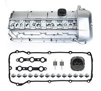 MITZONE Upgrade Aluminum Valve Cover Kit Compatible with 1998-08/2002 BMW Z3 323i 325i 328i 330i 525i 528i 530i X5 M52/M54 2.5L 2.8L 3.0L Part # 11121432928