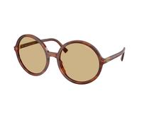Miu Miu Donna MU B02S 26E10R Occhiali da sole Acetato Marrone Giallo Rotonda Normale