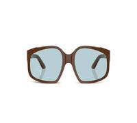Miu Miu Eyewear MUA07S geometric-frame sunglasses - Brown One Size