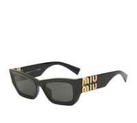 Miu Miu Eyewear Women's 09WS Sunglasses Black/Dark Grey