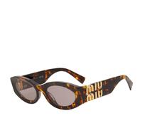 Miu Miu Eyewear Women's 11WS Sunglasses Honey Havana/Light Purple Brown