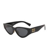 Miu Miu Eyewear Women's 3ZS Logo Sunglasses Black