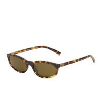 Miu Miu Eyewear Women's A06S Sunglasses Honey Havana/Dark Brown