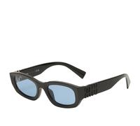 Miu Miu Eyewear Women's B04S Sunglasses Black/Light Blue