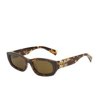 Miu Miu Eyewear Women's B04S Sunglasses Honey Havana/Dark Brown