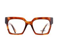 Miu Miu MU 04UV 11Q1O1 Woman Optical frames Acetate Brown Squared Normal