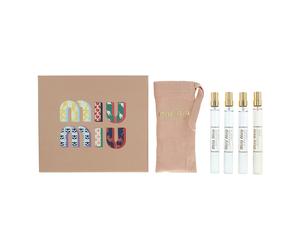 Miu Miu Les Eaux À La Mode 4 Piece Gift Set: Eau De Toilette 4 X 10ml