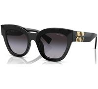 Miu Miu Woman Sunglass MU 01YS - Frame color: Black, Lens color: Grey Gradient