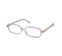 Miu Miu MU 01YV 12W1O1 Woman Optical frames Acetate Violet Squared Normal