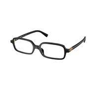 Miu Miu MU 01YV 16K1O1 Woman Optical frames Acetate Black Squared Normal