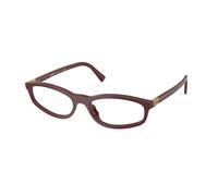 Miu Miu MU 01ZV 26L1O1 Woman Optical frames Acetate Pink Transparent Round Normal