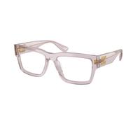 Miu Miu MU 02XV 12W1O1 Woman Optical frames Acetate Violet Transparent Squared Normal