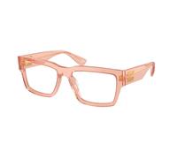 Miu Miu MU 02XV 13T1O1 Woman Optical frames Acetate Pink Transparent Squared Normal