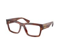 Miu Miu MU 02XV 26E1O1 Woman Optical frames Acetate Brown Transparent Squared Normal