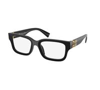 Miu Miu MU 02YV 16K1O1 Woman Optical frames Acetate Black Squared Normal
