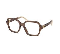 Miu Miu MU 03YV 23H1O1 Woman Optical frames Acetate Brown Squared Normal