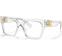 Miu Miu MU04UV 2AZ1O1 Women's Eyeglasses Clear Size 52 (Frame Only) - Blue Light Block Available