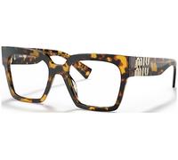 Miu Miu MU04UV VAU1O1 Women's Eyeglasses Tortoiseshell Size 52 (Frame Only) - Blue Light Block Available