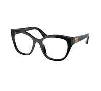 Miu Miu MU 05XV 1AB1O1 Woman Optical frames Acetate Black Squared Normal