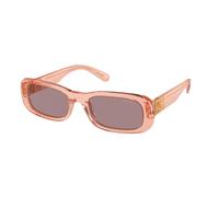 Miu Miu MU 08ZS 13T06I Woman Sunglasses Acetate Pink Brown Squared Normal