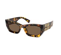 Miu Miu MU 09WS VAU06B Woman Sunglasses Acetate Turtle Brown Squared Normal