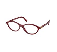 Miu Miu MU 09XV 21I1O1 Woman Optical frames Acetate Violet Transparent Round Normal