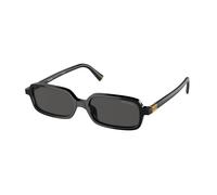 Miu Miu Woman Miu Miu MU 11ZS 16K5S0 Sunglasses Acetate Black Grey Squared Normal