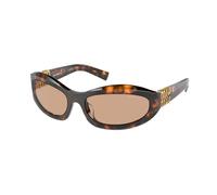 Miu Miu MU 14ZS 14L90H Woman Sunglasses Acetate Turtle Brown Geometric Normal