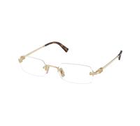 Miu Miu MU 50YV ZVN1O1 Woman Optical frames Metal Gold Transparent Squared Normal