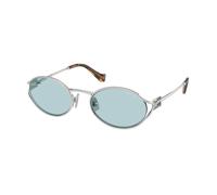 Miu Miu MU 52YS 1BC20R Woman Sunglasses Metal Silver Blue Round Normal