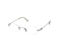 Miu Miu MU 53WV 1BC1O1 Woman Optical frames Metal Silver Transparent Round Normal