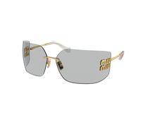 Miu Miu MU 54YS 5AK30B Woman Sunglasses Metal Gold Grey Geometric Normal