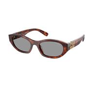 Miu Miu MU A03S 21C40O Woman Sunglasses Acetate Havana Grey Geometric Normal