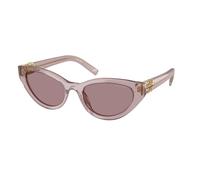 Miu Miu MU A04S 12W20I Woman Sunglasses Acetate Violet Brown Butterfly Normal