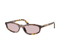 Miu Miu MU A06S 14L4I0 Woman Sunglasses Acetate Turtle Pink Geometric Normal