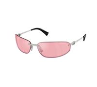 Miu Miu MU A50S 1BC70J Woman Sunglasses Metal Silver Pink Round Normal