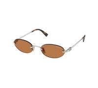 Miu Miu MU A54S 1BC90Q Woman Sunglasses Metal Silver Brown Round Normal