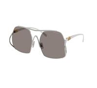 Miu Miu MU A55S 1BC80Q Woman Sunglasses Steel Silver Grey Squared Normal