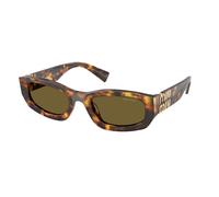 Miu Miu Sunglasses MUB04S 14L09Z Havana Honey Dark Brown
