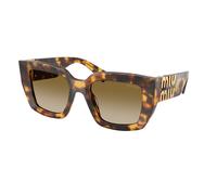 Miu Miu MU B05S 14L20U Woman Sunglasses Acetate Turtle Brown Squared Normal Shaded