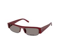 Miu Miu MU B07S 21I80Q Woman Sunglasses Acetate Violet Grey Squared Normal