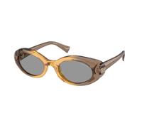 Miu Miu MU B09S 24M50Q Woman Sunglasses Acetate Beige Grey Round Normal