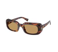Miu Miu MU B13S 27L10Y Woman Sunglasses Acetate Turtle Brown Squared Normal
