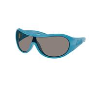 Miu Miu MU B14SU 26N80Q Woman Sunglasses Injected Blue Grey Geometric Normal