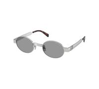 Miu Miu MU B51S 21M50Q Woman Sunglasses Metal Silver Grey Round Normal