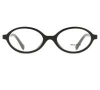 Miu Miu MU 01XV 1AB1O1 Woman Optical frames Acetate Black Round Normal