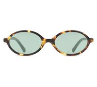 Miu Miu MU 04ZS VAU04M Woman Sunglasses Acetate Turtle Green Round Normal