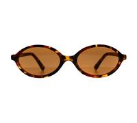 Miu Miu Woman MU 04ZS 19P2Z1 Sunglasses Acetate Turtle Brown Round Normal