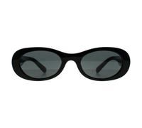 Miu Miu Women's Oval Black Dark Grey MU06ZS Miu Miu Black One Size